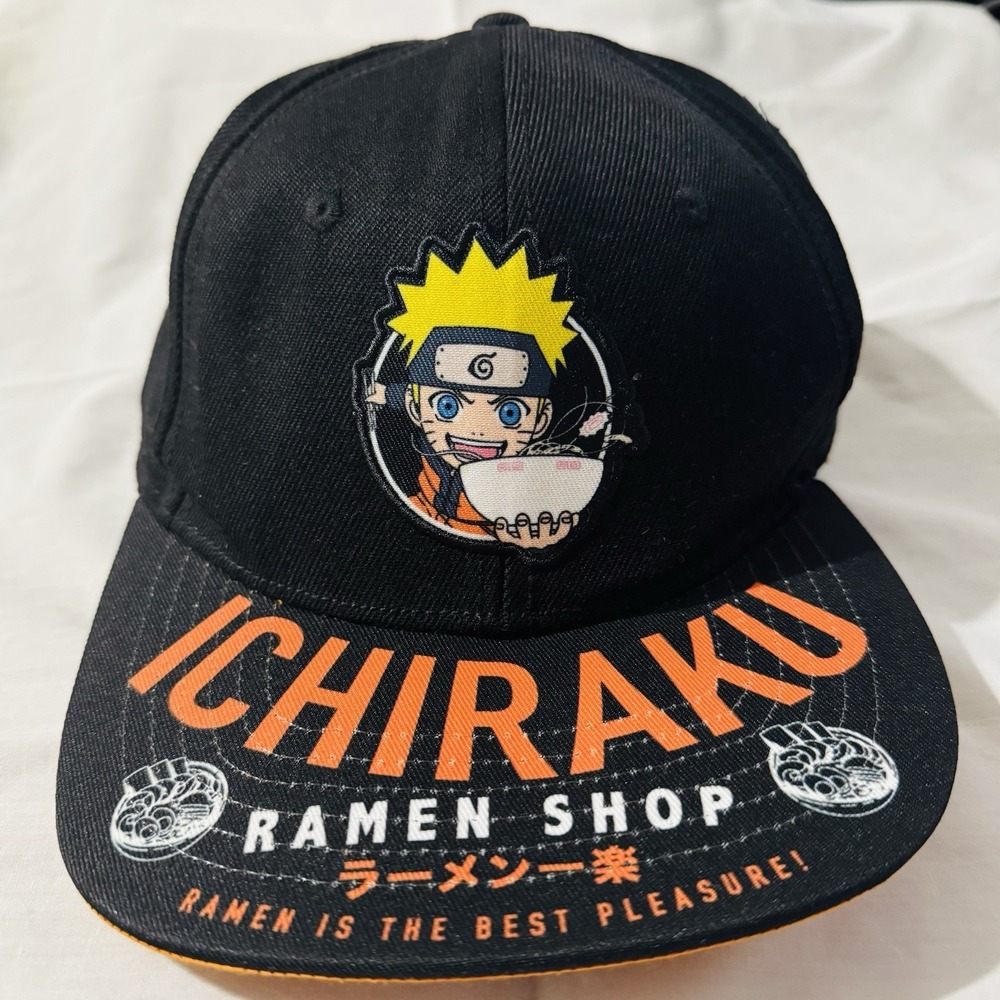 Naruto ICHIRAKU Ramen Shop Ball Cap Adjustable Hat Snapback Size‎ Adult/Teens